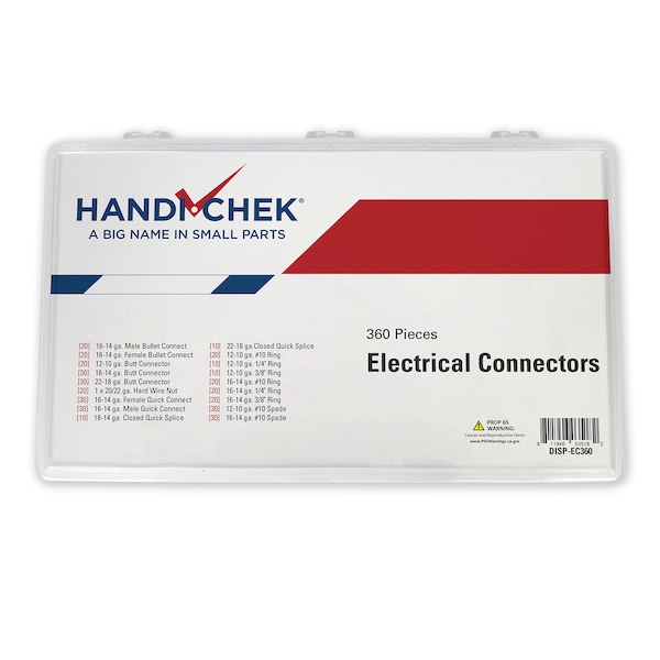 Electrical Connector Asst 360pc